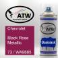 Preview: Chevrolet, Black Rose Metallic, 73 / WA9885: 400ml Sprühdose, von ATW Autoteile West.